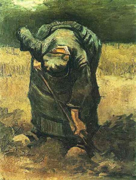 Van Gogh Peasant Woman digging