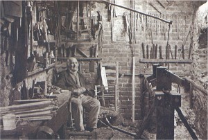 Philip Clisset in his Bosbury Workshop