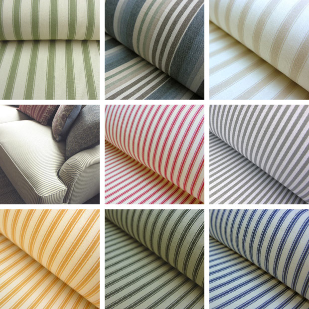 Cotton Ticking Fabrics from Tinsmiths