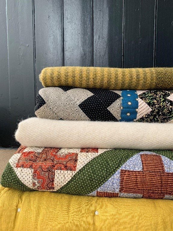 Tinsmiths blankets and throws